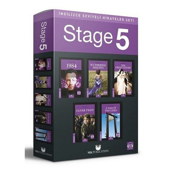 İngilizce Seviyeli Hikayeler Seti - Stage-5 | MK Publications (İnce Kapak)