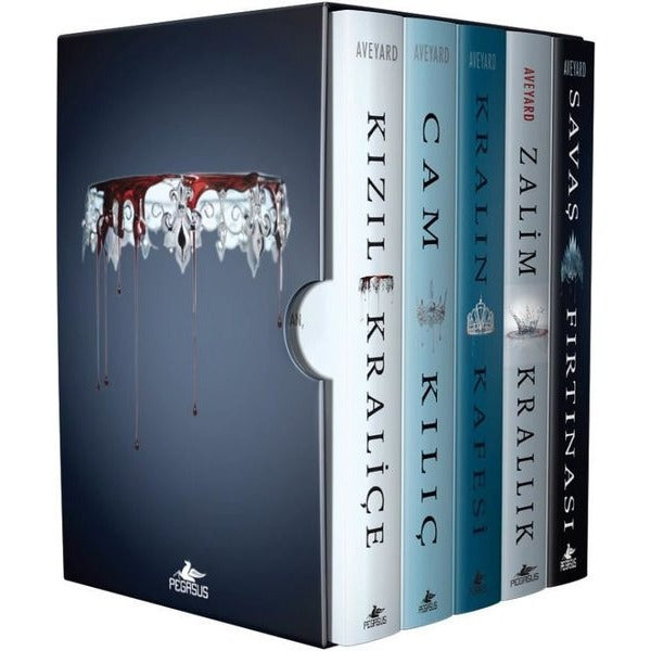 Kızıl Kraliçe Serisi-Kutulu Özel Set-5 Kitap Takım | Pegasus (Ciltli)