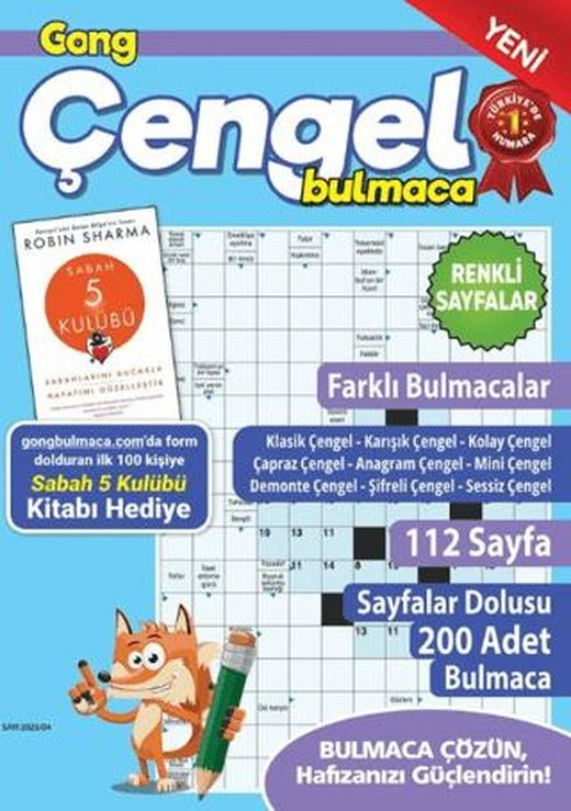 Gong Çengel Bulmaca 16 | Maxi Yayıncılık (Ciltsiz)