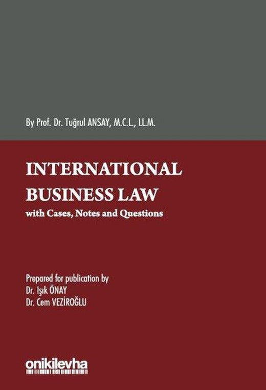 International Business Law | On İki Levha Yayıncılık (Ciltli)