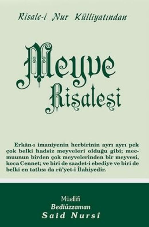 Meyve Risalesi Normal Boy | Envar Neşriyat (Ciltsiz)