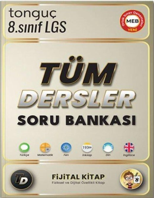8.Sınıf Tüm Dersler Soru Bankası | Tonguç Akademi (İnce Kapak)