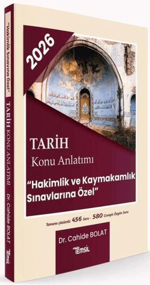 2026 Hakimlik Kaymakamlık Tarih Konu Anlatımı | Temsil Kitap (Ciltsiz)