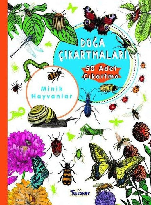 Minik Hayvanlar - Doğa Çıkartmaları | Teleskop Popüler Bilim (İnce Kapak)