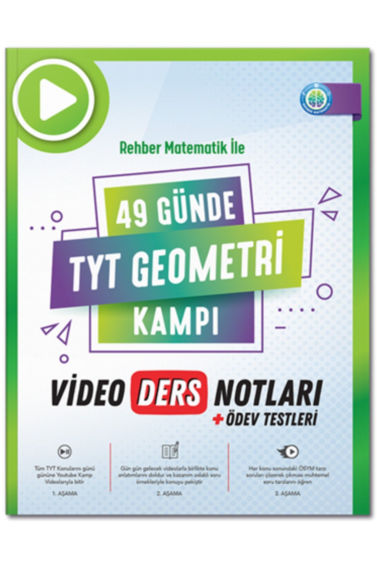 49 Günde TYT Geometri Video Ders Notları kitap kapağı