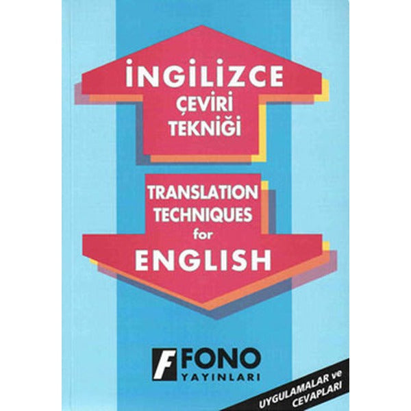 İngilizce Çeviri Tekniği | Fono Yayınları (İnce Kapak)