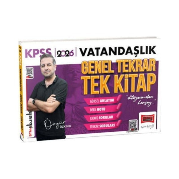 2026 KPSS Vatandaşlık Genel Tekrar Tek Kitap | Yargı Yayınevi (Ciltsiz)