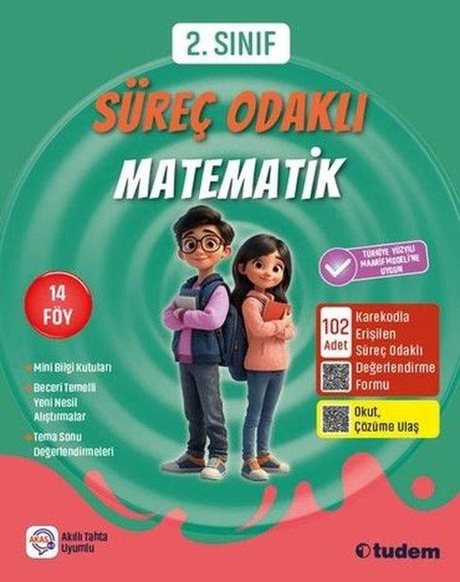 2. Sınıf Matematik Süreç Odaklı | Tudem Yayınları - Ders Kitapları (İnce Kapak)