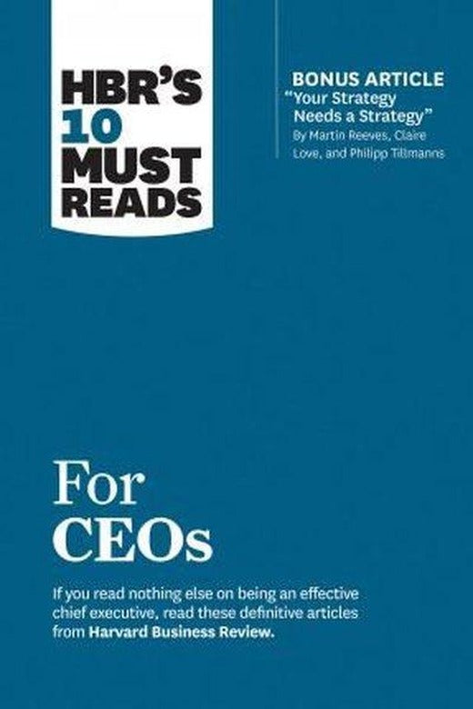 HBR's 10 Must Reads for CEOs | Harvard Business Review Press (İnce Kapak)
