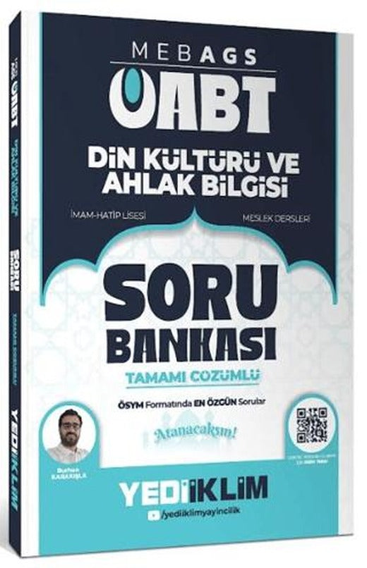 2026 MEB-AGS ÖABT Din Kültürü ve Ahlak Bilgisi Tamamı Çözümlü Soru Bankası | Yediiklim Yayınları (Ciltsiz)