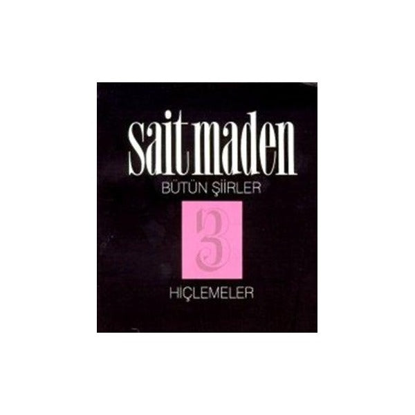Hiçlemeler Bütün Şiirler 3