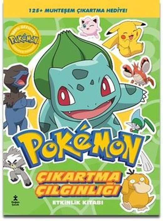 Pokemon Bulbasaur - Çıkartma Çılgınlığı Etkinlik Kitabı | Doğan Çocuk (İnce Kapak)