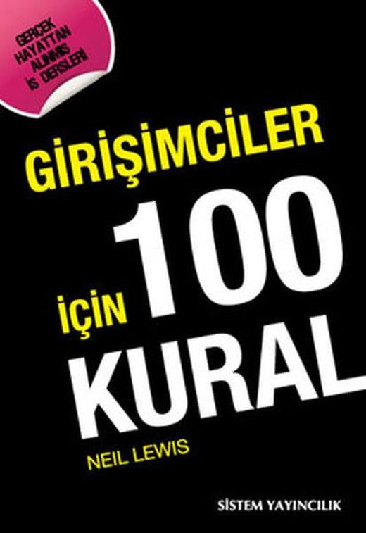 Girişimciler İçin 100 Kural | Sistem Yayıncılık (İnce Kapak)