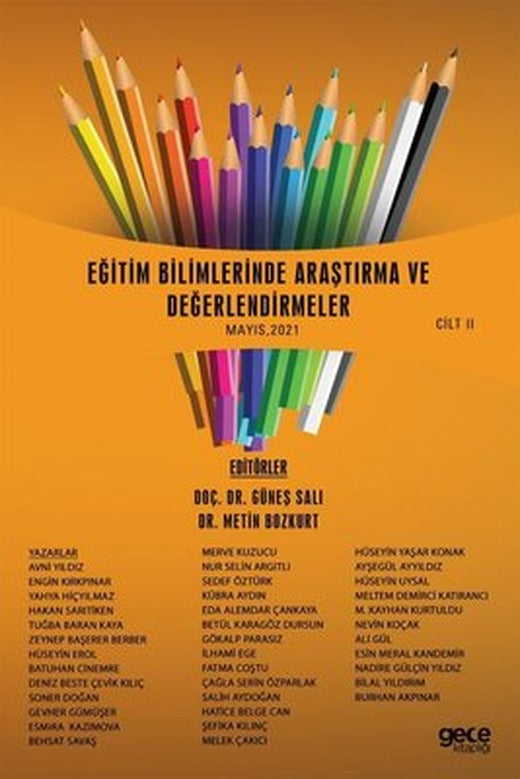 Eğitim Bilimlerinde Araştırma ve Değerlendirmeler Mayıs 2021 Cilt 2 | Gece Kitaplığı