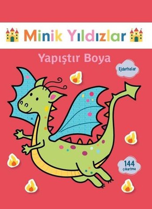 Minik Yıldızlar - Ejderhalar - Yapıştır Boya | Doğan ve Egmont Yayıncılık