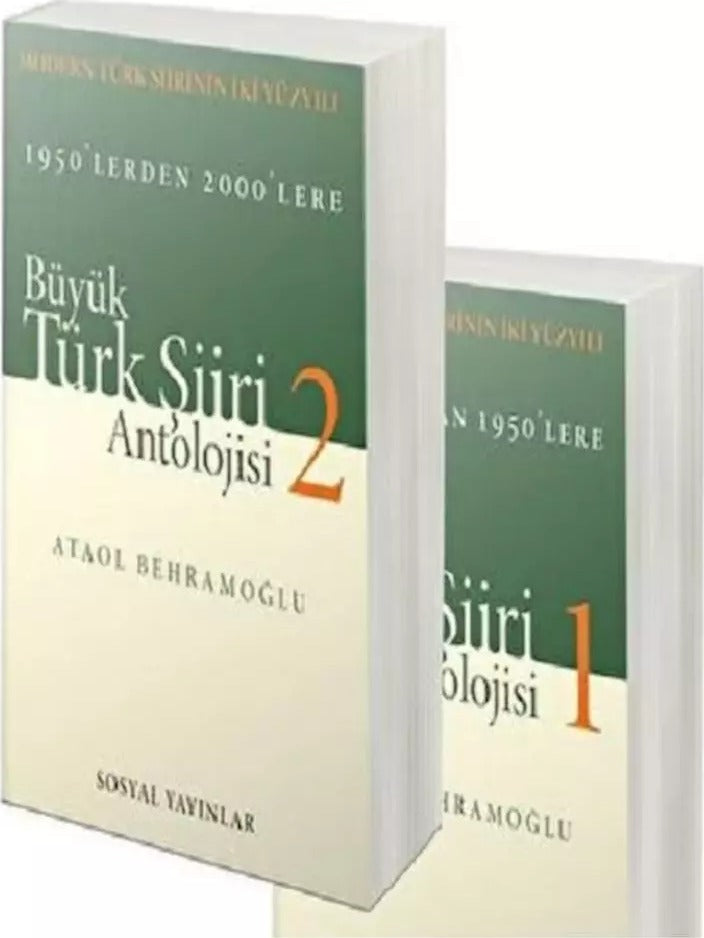 Büyük Türk Şiiri Antolojisi-Takım | Sosyal Yayınları (İnce Kapak)