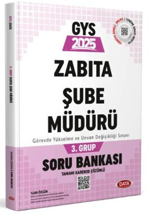 Belediye Zabıta Personeli Zabıta Şube Müdürü 3. Grup Soru Bankası