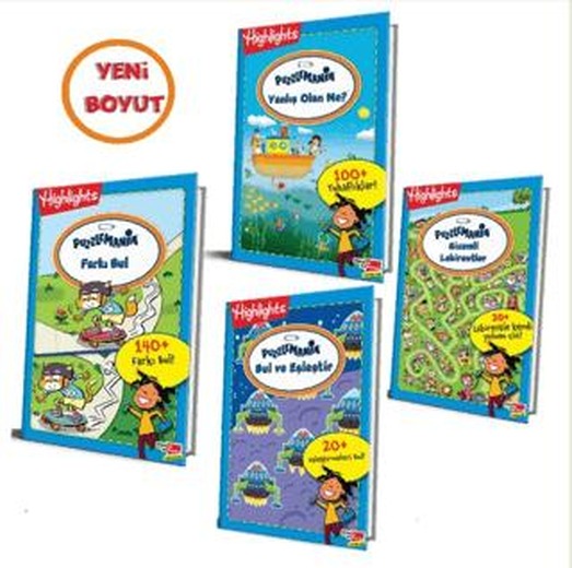 Highlights Puzzlemania (On The Go Serisi) 4'lü Set
