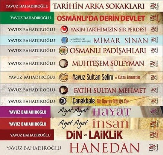 Yavuz Bahadıroğlu Seti-13 Kitap Takım | Panama Yayıncılık (İnce Kapak)