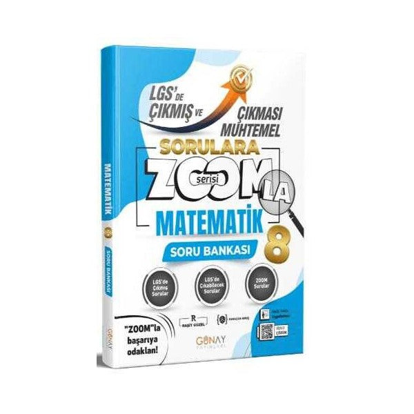 8. Sınıf LGS'de Çıkmış ve Çıkması Muhtemel Sorular Matematik | Günay Yayıncılık (İnce Kapak)