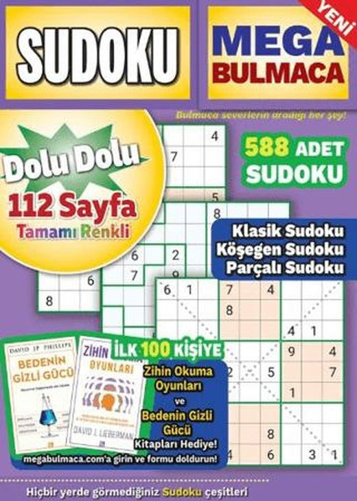 Mega Sudoku Bulmaca 19 | Maxi Yayıncılık (Ciltsiz)