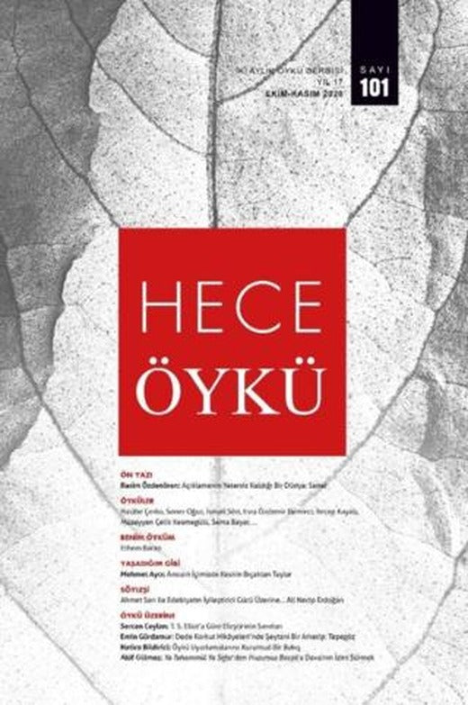 Hece İki Aylık Öykü Dergisi Sayı: 101 Ekim - Kasım 2020 | Hece Dergisi (Ciltsiz)