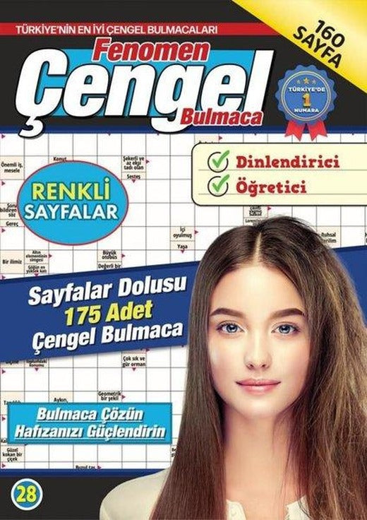 Fenomen Çengel Bulmaca 28 | Maxi Yayıncılık (İnce Kapak)