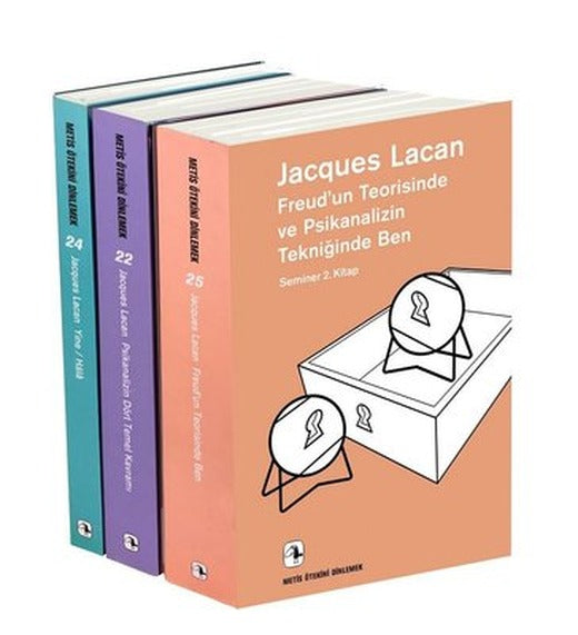 Jacques Lacan Seti - 3 Kitap Takım - Hediyeli | Metis Yayınları (İnce Kapak)