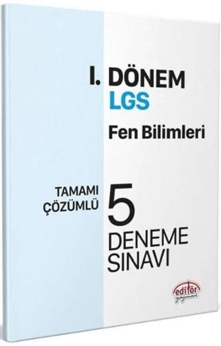 Editör Yayınları 8. Sınıf LGS Fen Bilimleri 1. Dönem 5 Deneme