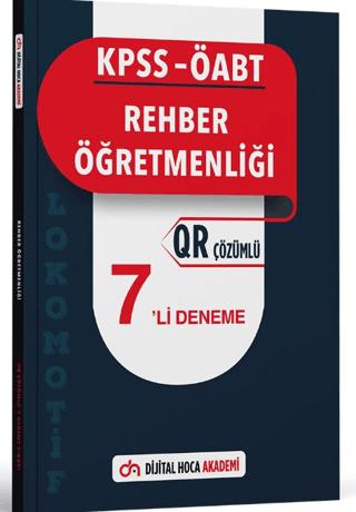 KPSS ÖABT Rehber Öğretmenliği Lokomotif Serisi QR Çözümlü 7'li Deneme Akademi