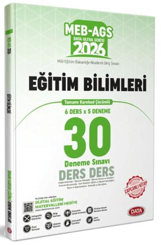 2026 MEB-AGS Eğitim Bilimleri Ders Ders Tamamı Karekod Çözümlü 30 Deneme Sınavı