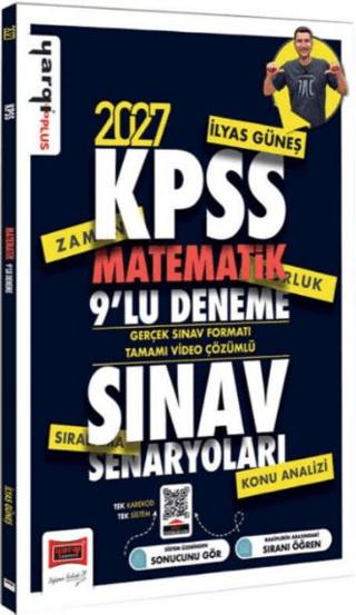 2027 KPSS Matematik Sınav Senaryoları Tamamı Video Çözümlü 9 Deneme | Yargı Yayınevi (Ciltsiz)  - Resim 1