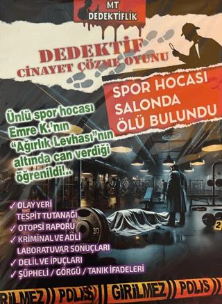 Dedektif Cinayet Çözme Oyunu - Spor Hocası Salonda Ölü Bulundu