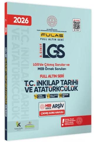 8. Sınıf LGS Full Altın Seri İnkılap Tarihi ve Atatürkçülük MEB Çıkmış Soru Bankası | Karakutu Yayın (Ciltsiz)  - Resim 1