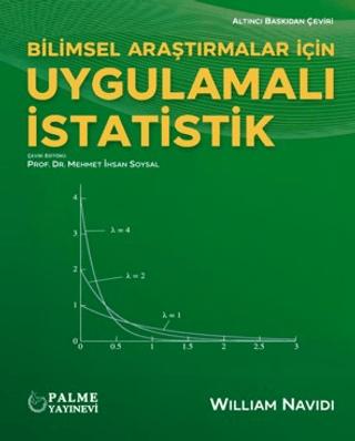 Bilimsel Araştırmalar için Uygulamalı İstatistik | Palme Yayıncılık (Ciltsiz)  - Resim 1