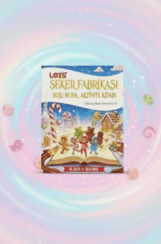 Let’s Sulu Boya Aktivite Seti Şeker Fabrikası 8’li | Lets - Resim 1
