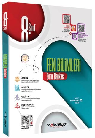 8. Sınıf Fen Bilimleri Soru Bankası | Motivasyon Yayınları (Ciltsiz)  - Resim 1
