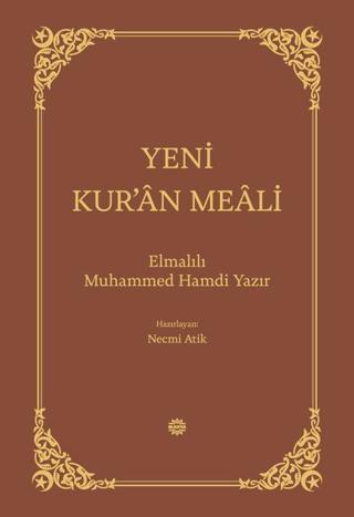 Yeni Kur’an Meali Bez Ciltli