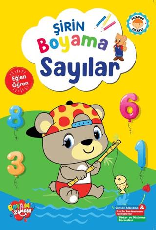 Şirin Boyama - Sayılar | Boyama Zamanı (Ciltsiz)  - Resim 1