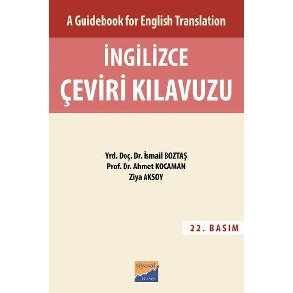 A Guidebook For English Translation İngilizce Çeviri Kılavuzu - Cevap Anahtarı