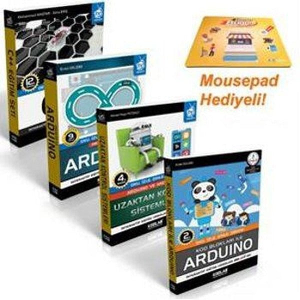Projeler ve Arduino Eğitim Seti-4 Kitap Takım | Kodlab (İnce Kapak)