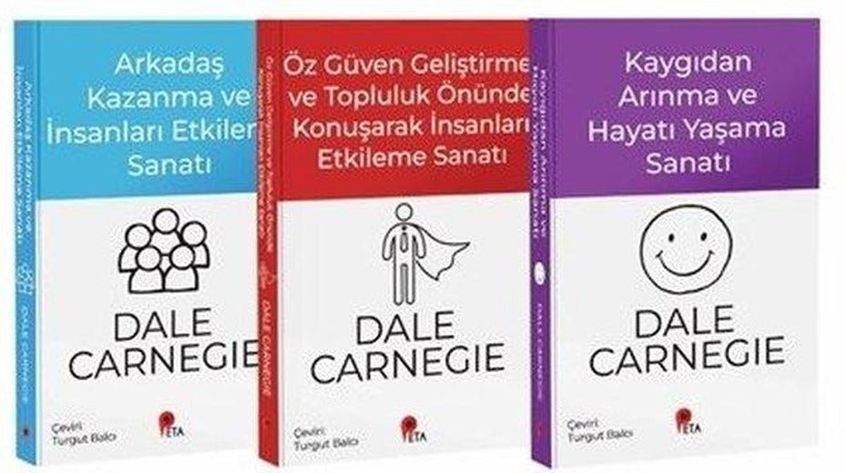 Dale Carnegie Seti - 3 Kitap Takım | Peta (İnce Kapak)