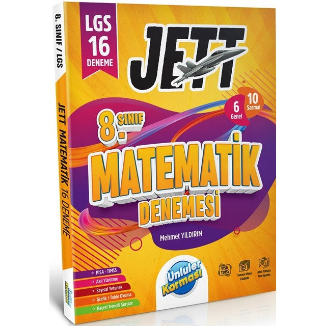 8. Sınıf Jett Matematik 16 Deneme