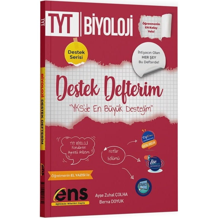TYT Biyoloji Destek Defterim | ENS Yayınları (Ciltsiz)