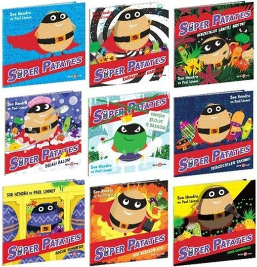 Süper Patates Serisi Seti - 9 Kitap Takım | Beta Kids