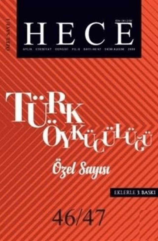 Hece Aylık Edebiyat Dergisi Türk Öykücülüğü Özel Sayısı: 1 /46- 47 (Ciltsiz) | Hece Dergisi (Ciltsiz)