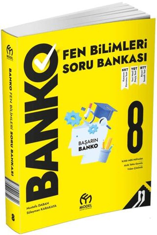 8. Sınıf Banko Fen Bilimleri Soru Bankası | Model Eğitim Yayıncılık (Ciltsiz)
