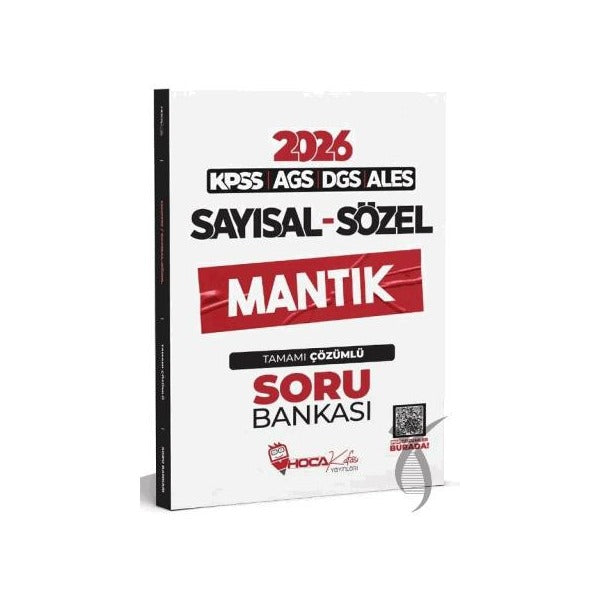 2026 KPSS MEB-AGS DGS ALES Sayısal Sözel Mantık Soru Bankası Çözümlü