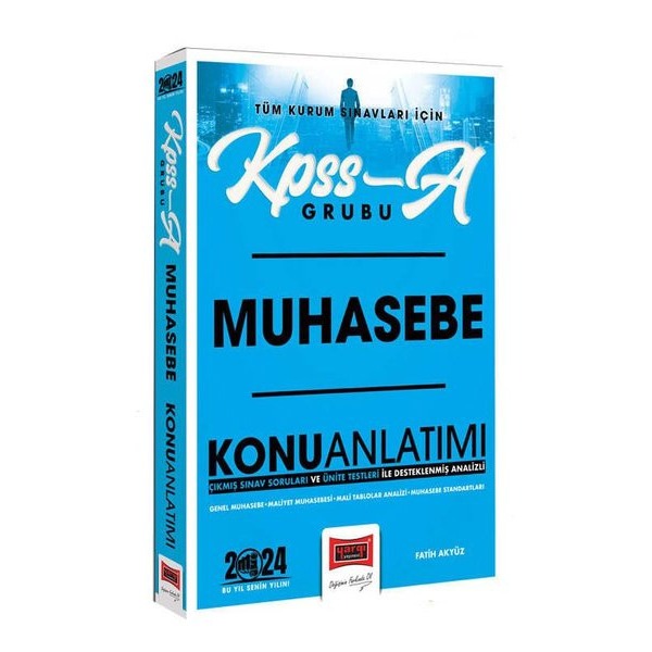 KPSS A-Grubu Muhasebe Konu Anlatımı | Yargı Yayınevi (Ciltsiz)