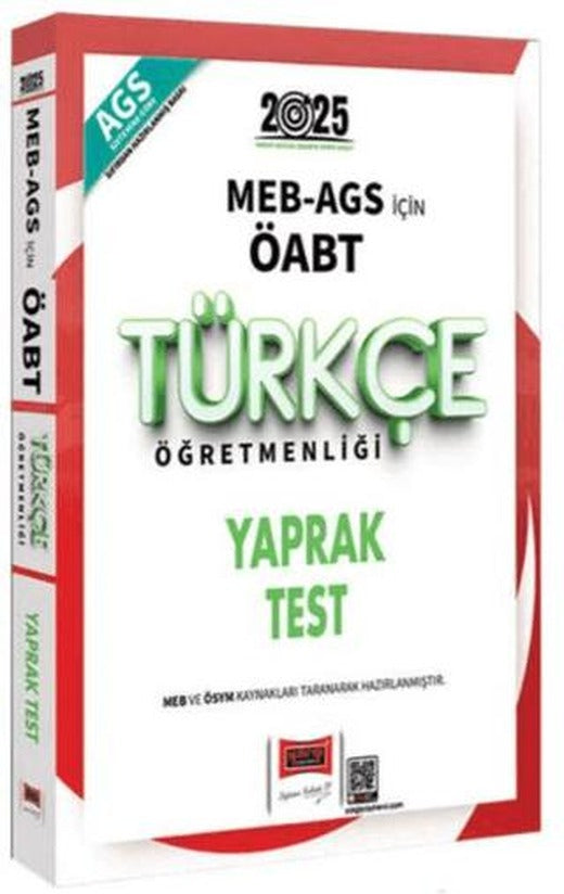 2025 MEB-AGS ÖABT Türkçe Öğretmenliği Yaprak Test